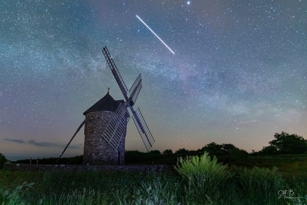 L’ISS au dessus du moulin de Craca
